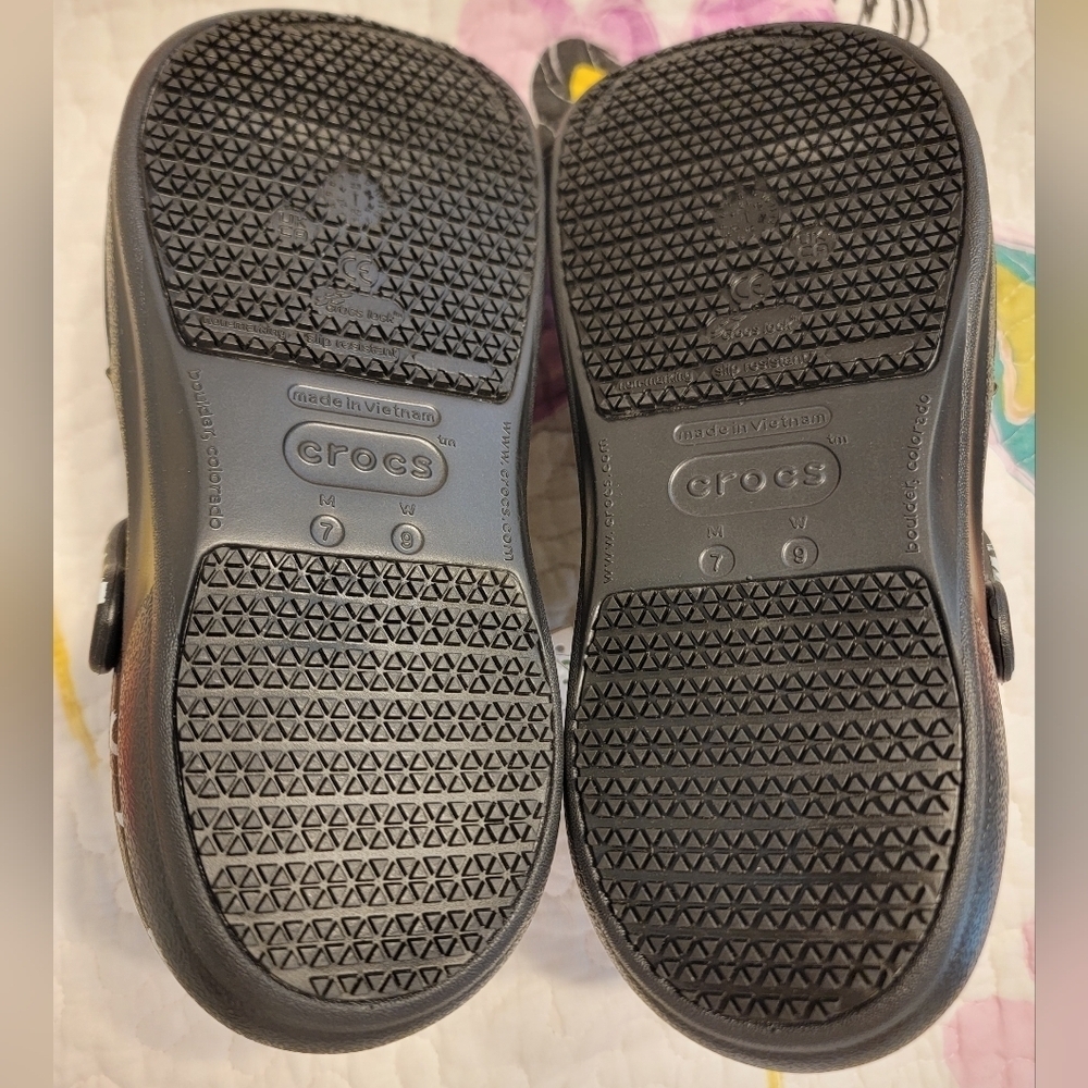 NWT Crocs Star Wars Limited Edition Crocs at Work Bistro Clogs - Picture 6 of 7
